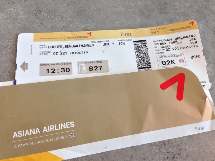 Asiana Boarding Pass